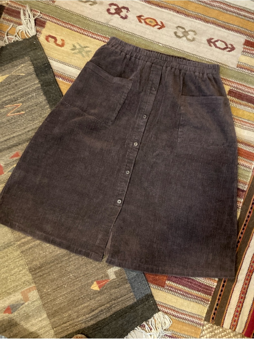 Minibee A-line cord skirt